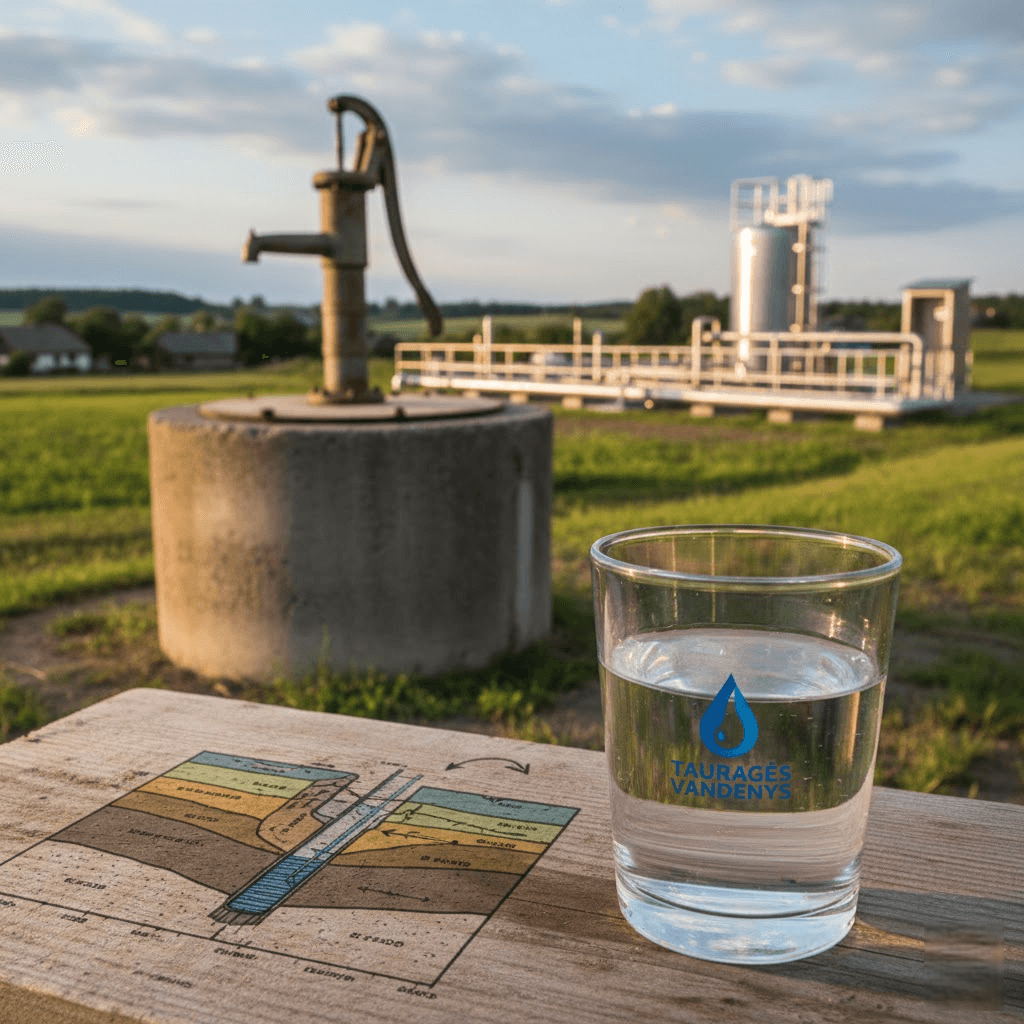 Tauragės vandenys: Nuo gilaus gręžinio iki skaidraus lašo jūsų namuose Tauragės vandenys: Nuo gilaus gręžinio iki skaidraus lašo jūsų namuose
