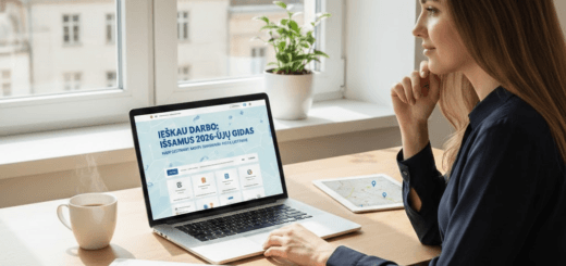 Ieškau darbo: išsamus 2026-ųjų gidas, kaip užtikrintai rasti svajonių vietą Lietuvoje