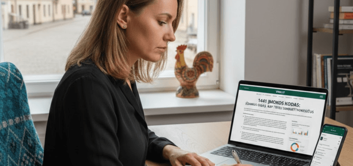 1441 įmokos kodas: Išsamus gidas, kaip teisingai sumokėti mokesčius VMI