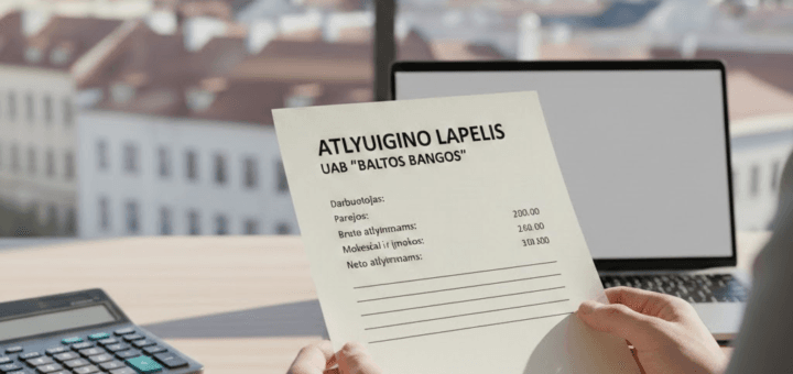 Atlyginimas „ant popieriaus“: viskas, ką turi žinoti kiekvienas dirbantis lietuvis