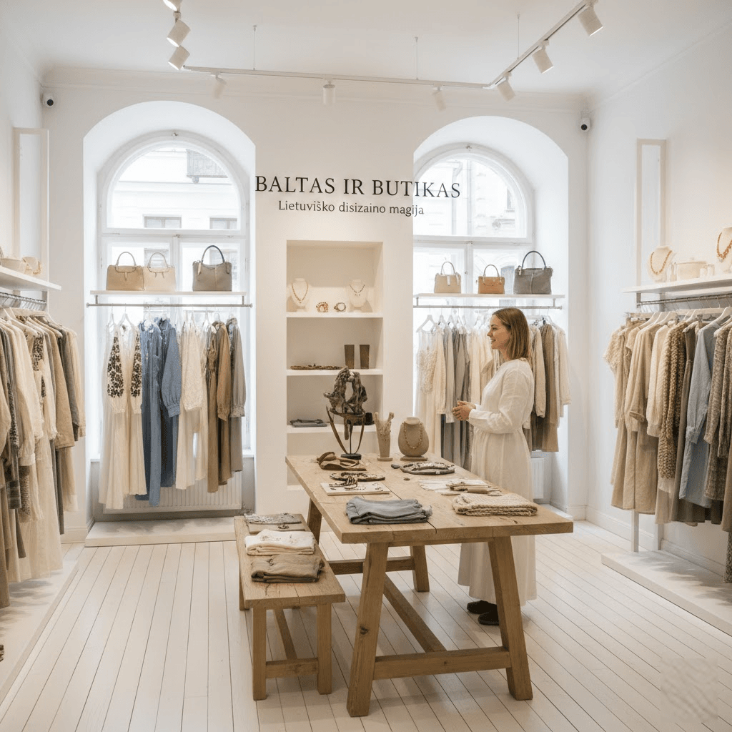 Baltas ir Butikas: Lietuviško dizaino magija, kurioje susitinka stilius ir siela