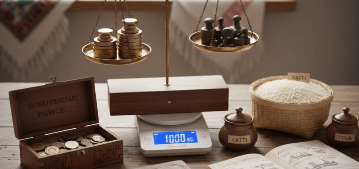 Svorio vienetų pasaulis: viskas, ką reikia žinoti apie kilogramus, svarus ir egzotiškus matus