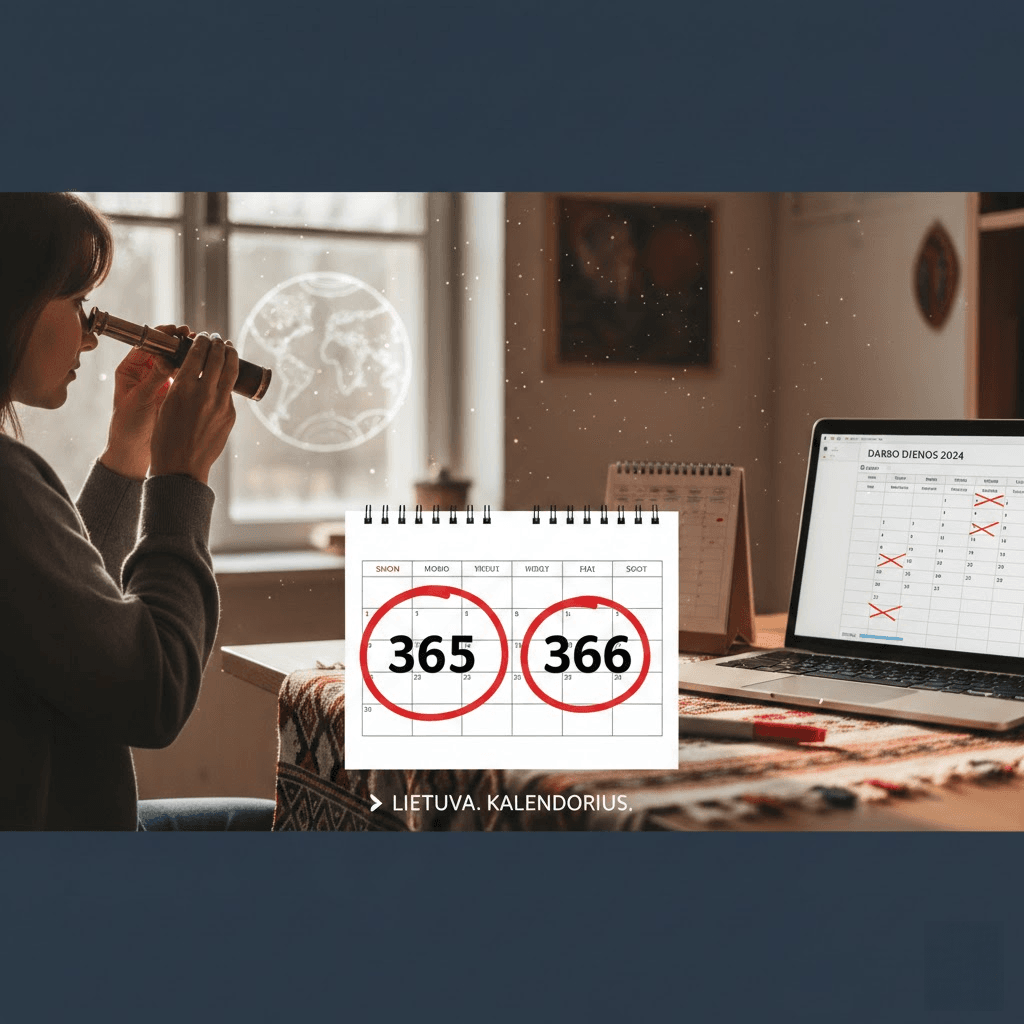 Kiek dienų metuose? Nuo astronominių subtilybių iki praktinio darbo dienų skaičiavimo
