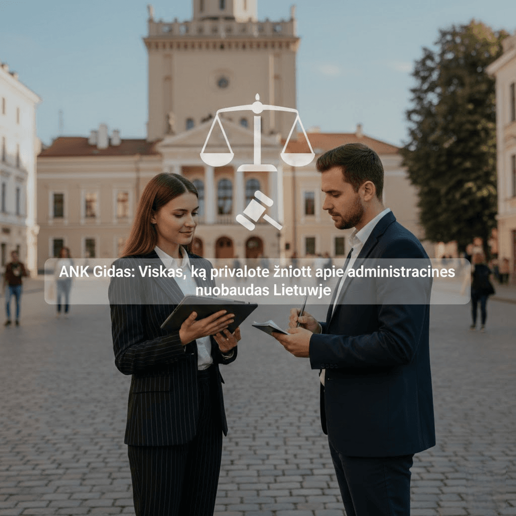 ANK Gidas: Viskas, ką privalote žinoti apie administracines nuobaudas Lietuvoje