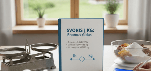 Svaras į kg: Išsamus gidas, kaip paprastai ir tiksliai konvertuoti svorio vienetus