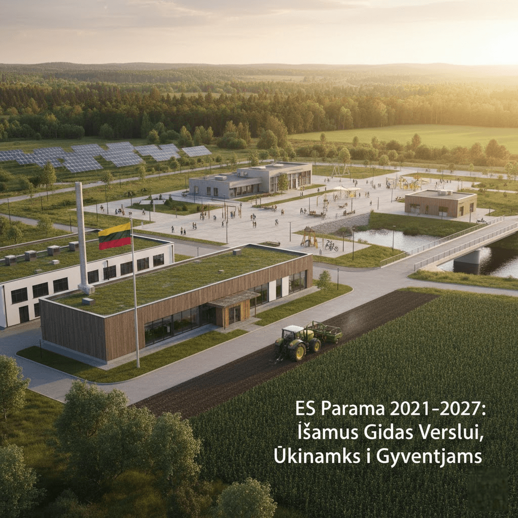 ES Parama 2021–2027: Išsamus Gidas Verslui, Ūkininkams ir Gyventojams