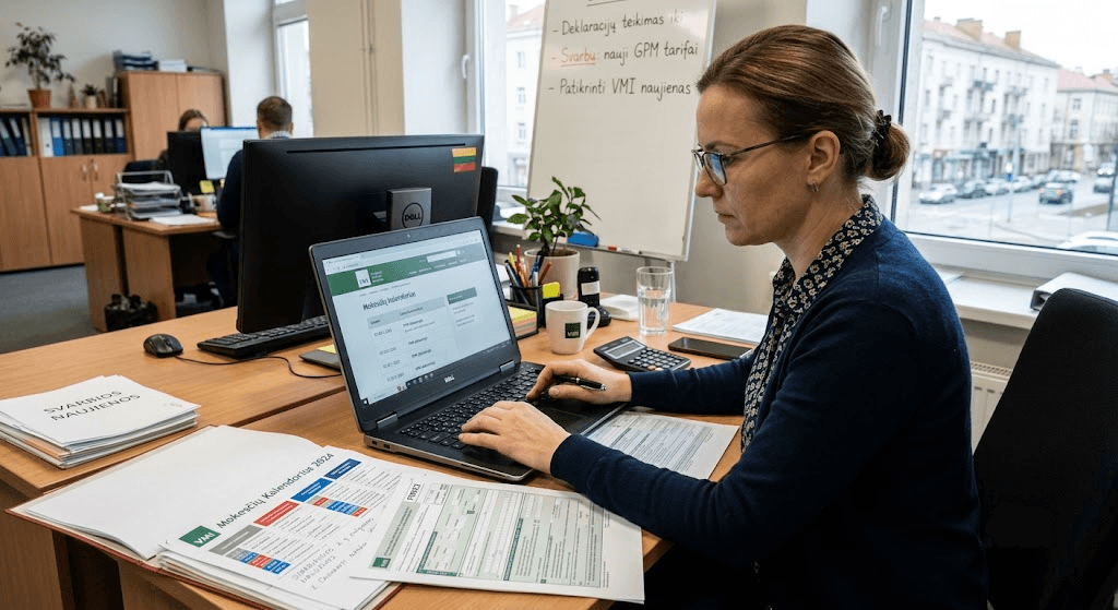 VMI mokesčių kalendorius ir svarbiausios naujienos: kaip nesuklysti pildant deklaracijas