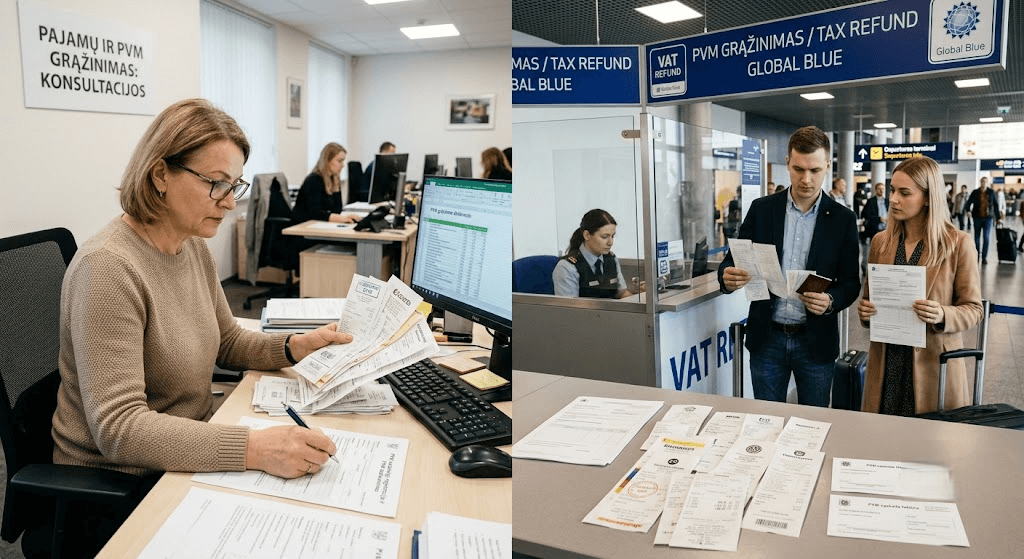 PVM grąžinimas: kaip susigrąžinti mokesčius iš užsienio ir Lietuvoje be klaidų