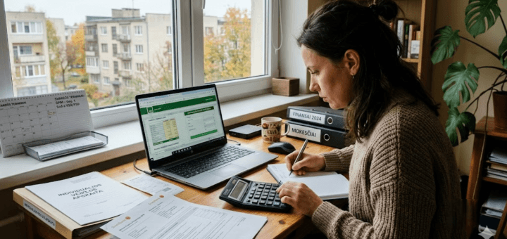 Individualios veiklos skaičiuoklė: terminai, mokesčių spąstai ir finansų planavimas