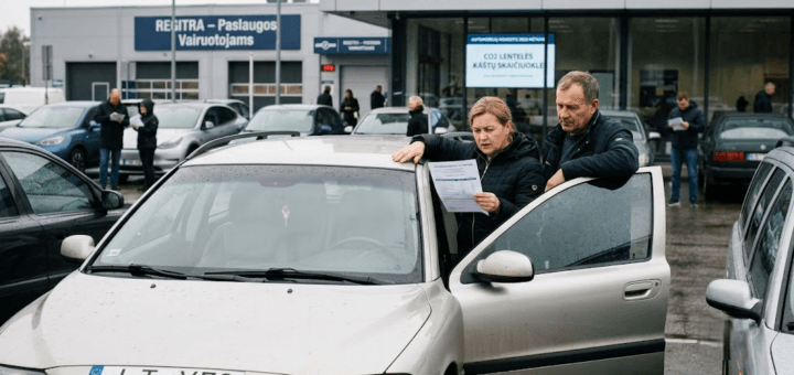 Automobilių mokestis 2026 metais: viskas apie tarifus, CO2 skaičiavimą ir realius kaštus vairuotojams