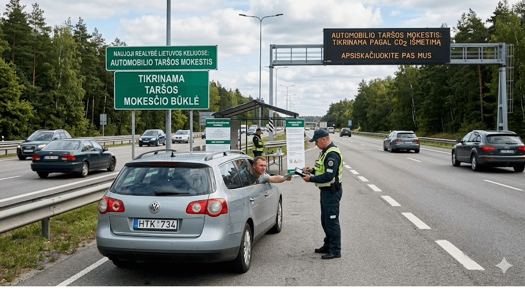 Naujoji realybė Lietuvos keliuose: kaip apskaičiuojamas ir kam taikomas automobilio taršos mokestis Naujoji realybė Lietuvos keliuose: kaip apskaičiuojamas ir kam taikomas automobilio taršos mokestis