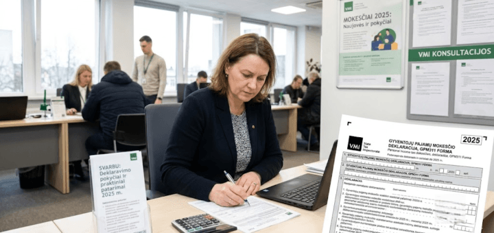 VMI formos 2025 metais: esminiai mokesčių deklaravimo pokyčiai ir praktiniai patarimai