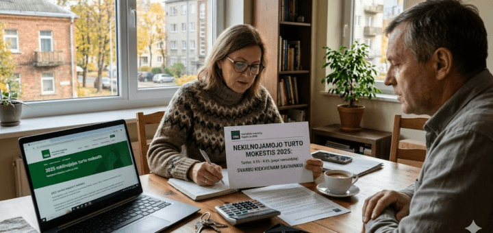 Nekilnojamojo turto mokestis 2025 metais: esminiai pokyčiai, tarifai ir ką privalo žinoti kiekvienas savininkas