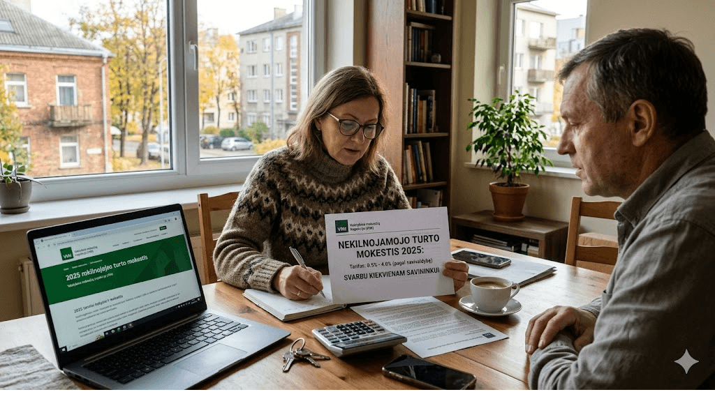 Nekilnojamojo turto mokestis 2025 metais: esminiai pokyčiai, tarifai ir ką privalo žinoti kiekvienas savininkas Nekilnojamojo turto mokestis 2025 metais: esminiai pokyčiai, tarifai ir ką privalo žinoti kiekvienas savininkas