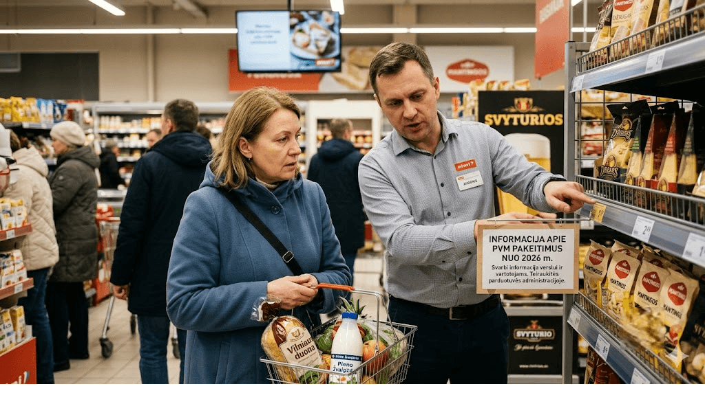 PVM pakeitimai 2026 metais: kas keičiasi verslui ir vartotojams PVM pakeitimai 2026 metais: kas keičiasi verslui ir vartotojams