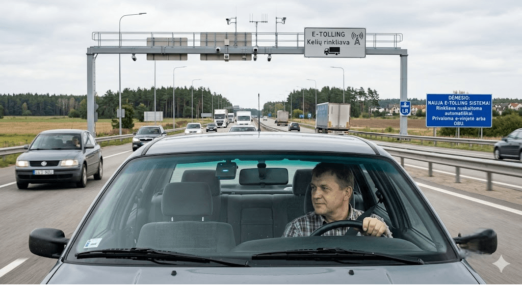 Elektroninė kelių rinkliava Lietuvoje: kaip veiks naujoji „e-tolling“ sistema ir kas keičiasi vairuotojams?