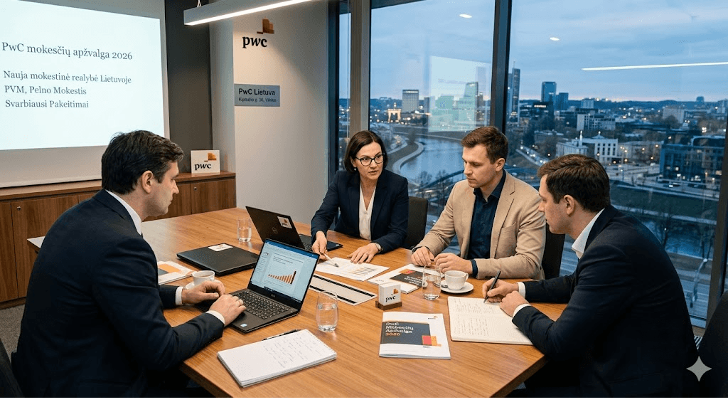 PwC mokesčių apžvalga 2026: nauja mokestinė realybė Lietuvoje