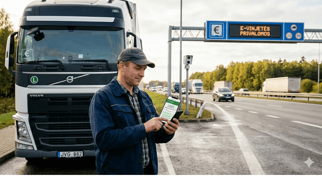 Elektroninės vinjetės Lietuvoje: reikalavimai, baudos ir praktiniai patarimai vairuotojams Elektroninės vinjetės Lietuvoje: reikalavimai, baudos ir praktiniai patarimai vairuotojams
