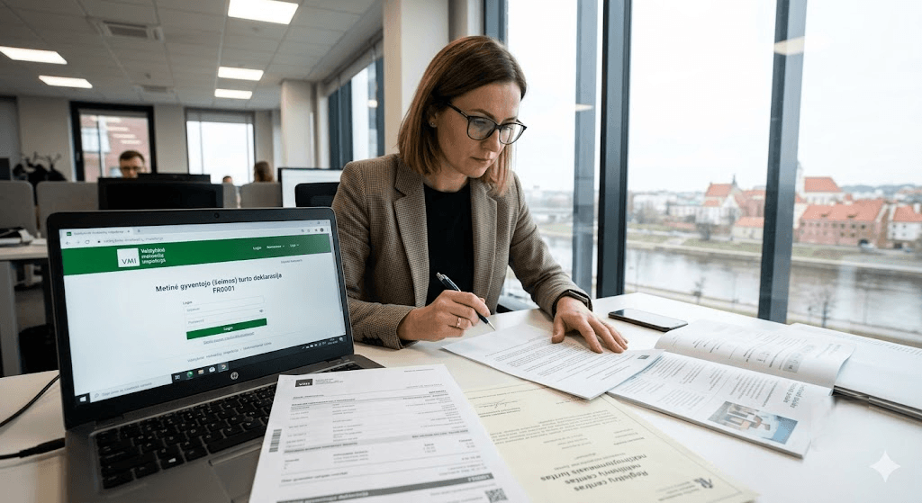 Turto deklaravimas Lietuvoje: prievolė, kurią svarbu suprasti dar iki pildant FR0001 formą Turto deklaravimas Lietuvoje: prievolė, kurią svarbu suprasti dar iki pildant FR0001 formą